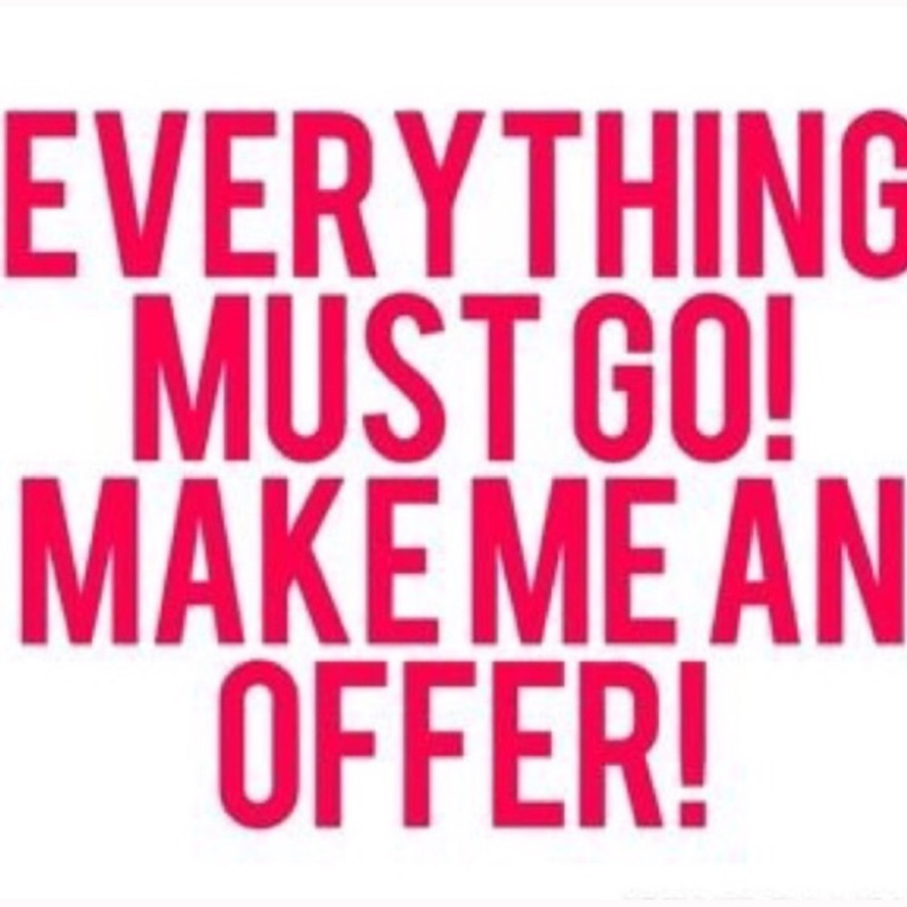 Make an offer on my closet items