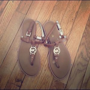 Michael Kors Leather Sandals