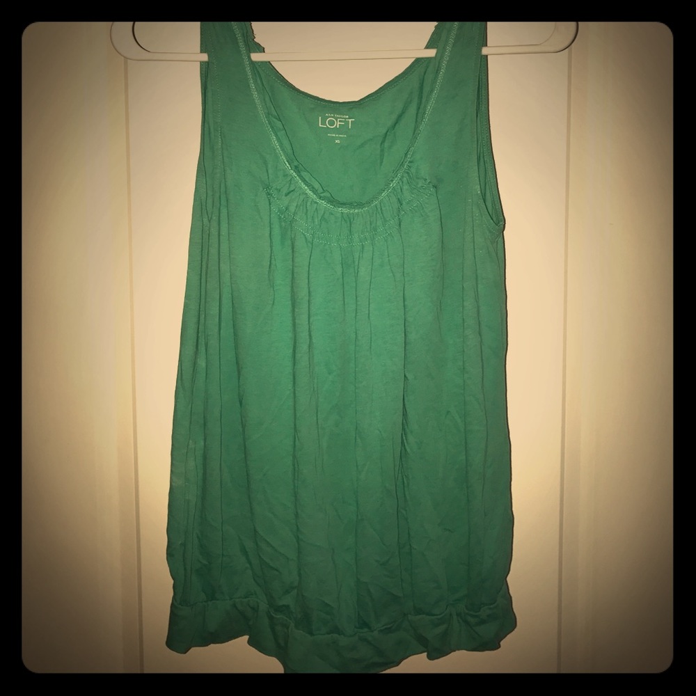 Teal Ann Taylor Loft Tank. Size XS!