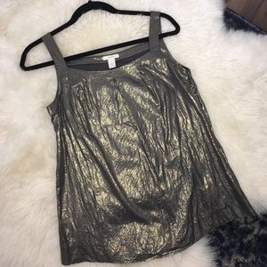 J. Crew Whisper Lamé Tank