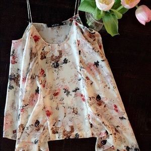 Lose Flower tank with cross back