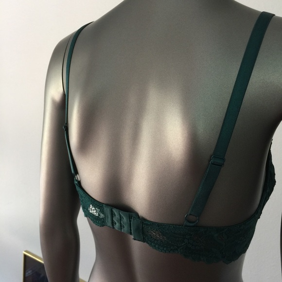 BLUSH Sweetest Sin Sheer Lace Demi Bra Dark Ivory - Picture 6 of 7