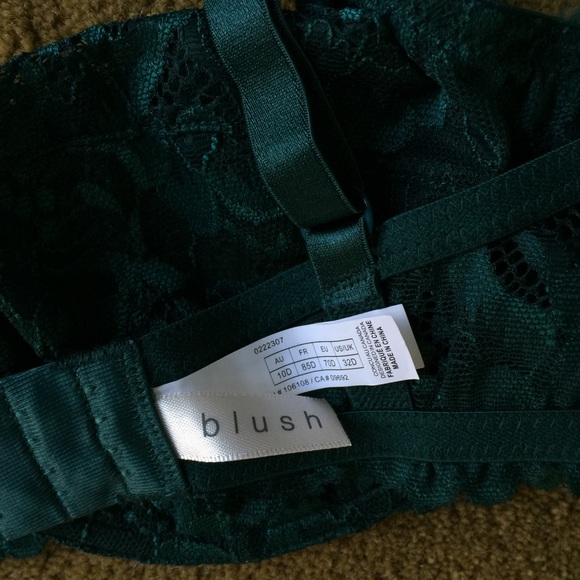 BLUSH Sweetest Sin Sheer Lace Demi Bra Dark Ivory - Picture 7 of 7