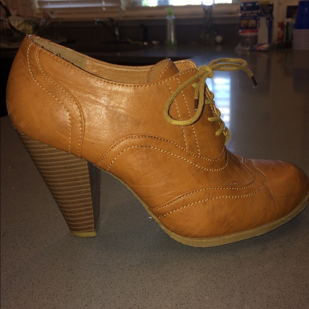 Brown booties