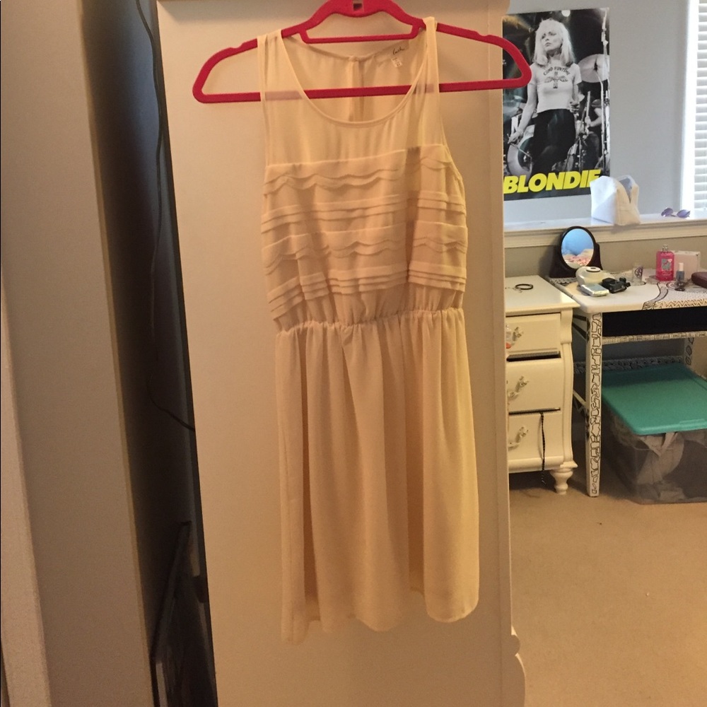 Cream dress