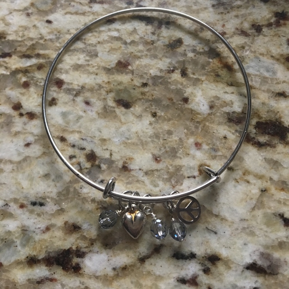 Peace and love bracelet