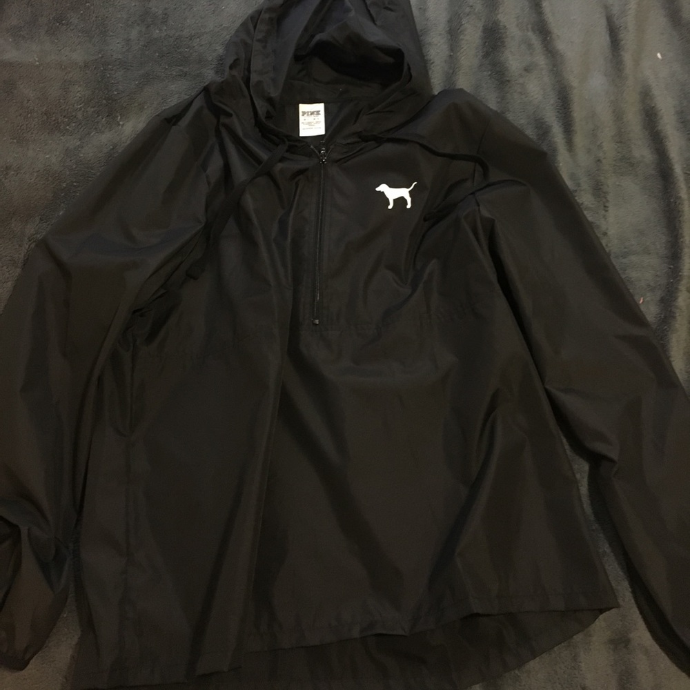 PINK Victoria Secrets | Black Raincoat