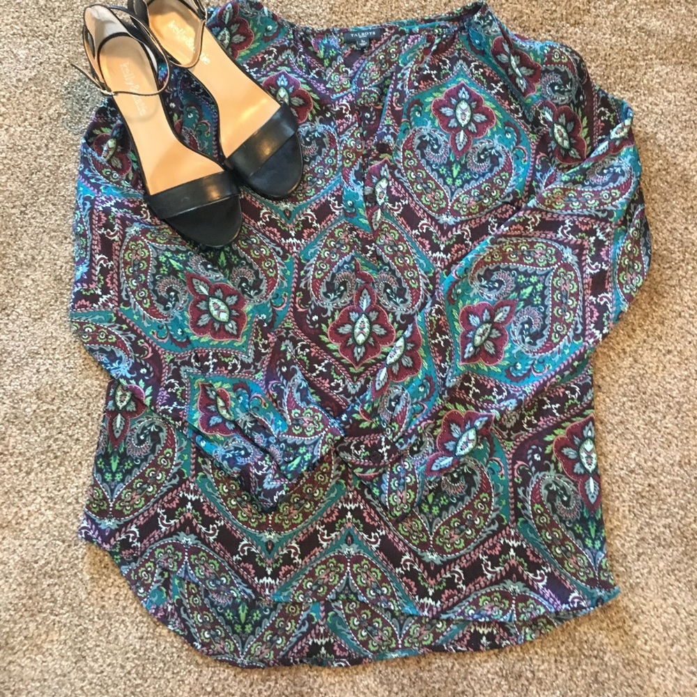 V-neck blouse
