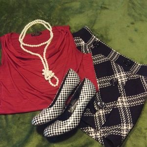 MOVING SALE! Checkered Heels Pumps