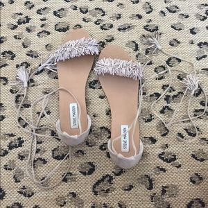 Steve Madden Fringe Tassel Sandals