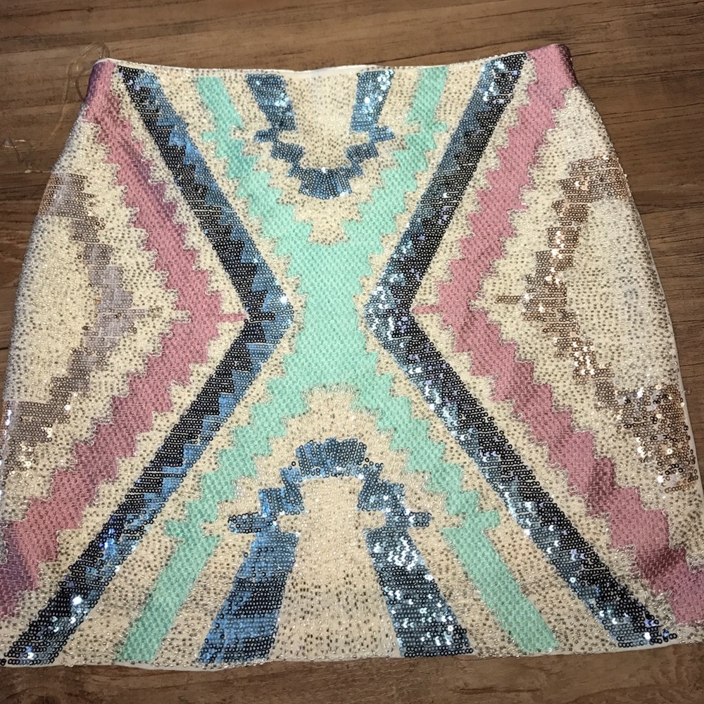 Franchesca's sequin skirt