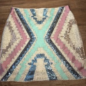 Franchesca's sequin skirt