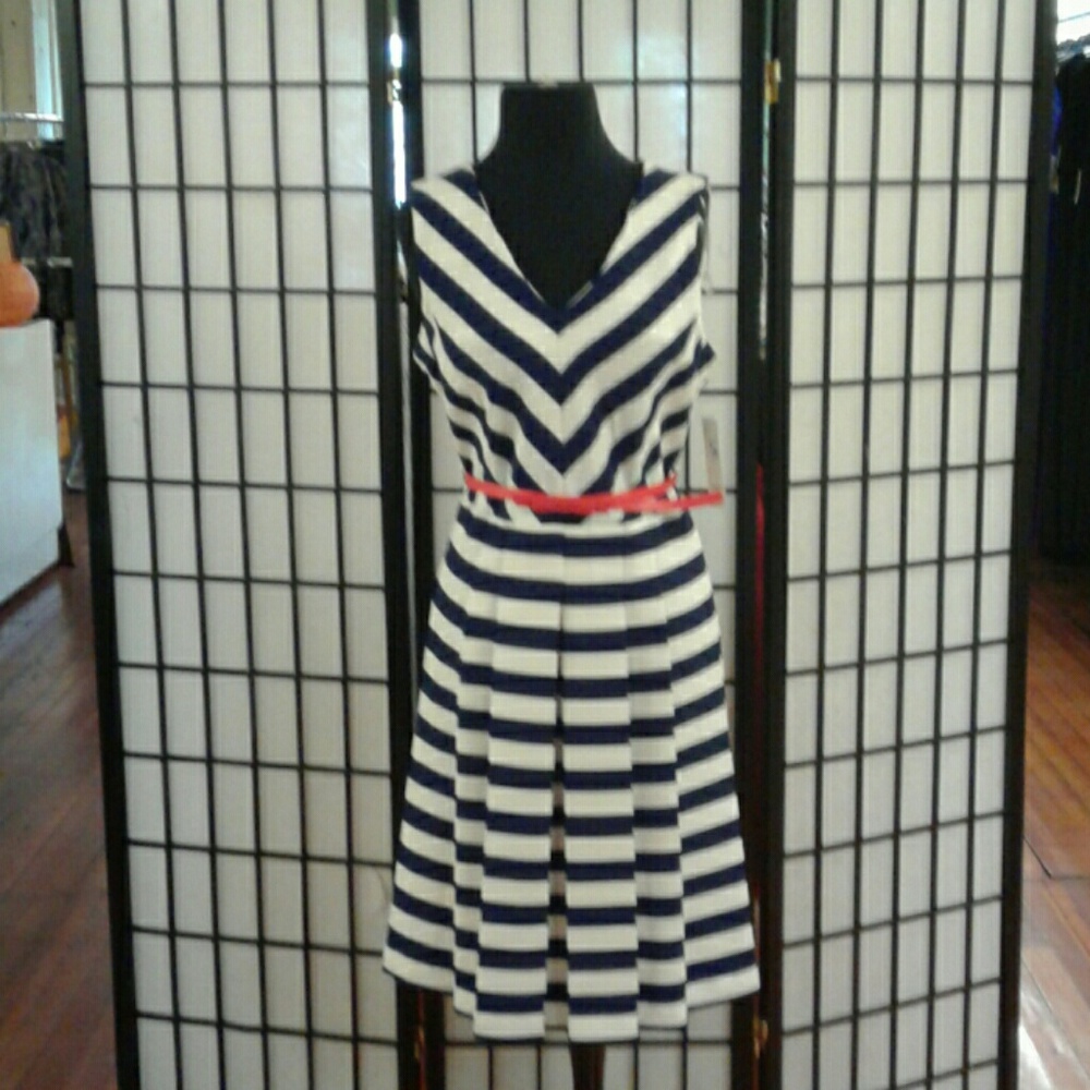 Nautical Hamptons Style Dress