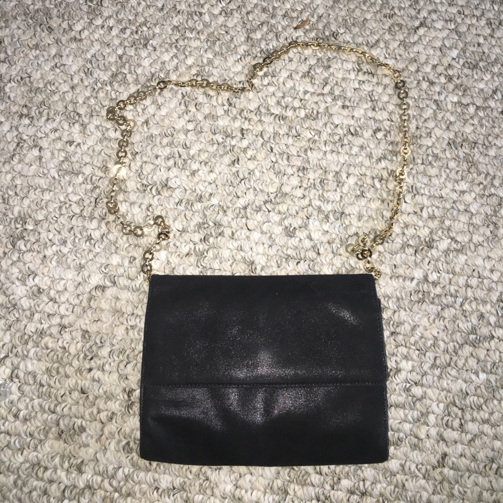 Suede Ferragamo Evening Bag