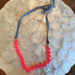 J. Crew pink and blue necklace