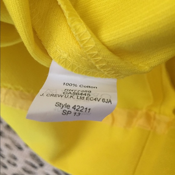J. Crew Yellow Mini Skirt - Picture 3 of 3
