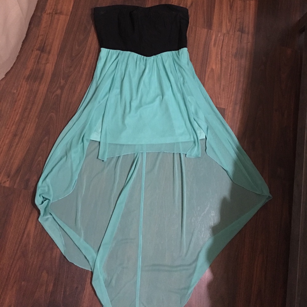 Speechless too black,bottom aqua, long/short