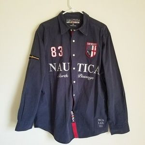 Vintage Nautica Oxford-Style Button Down