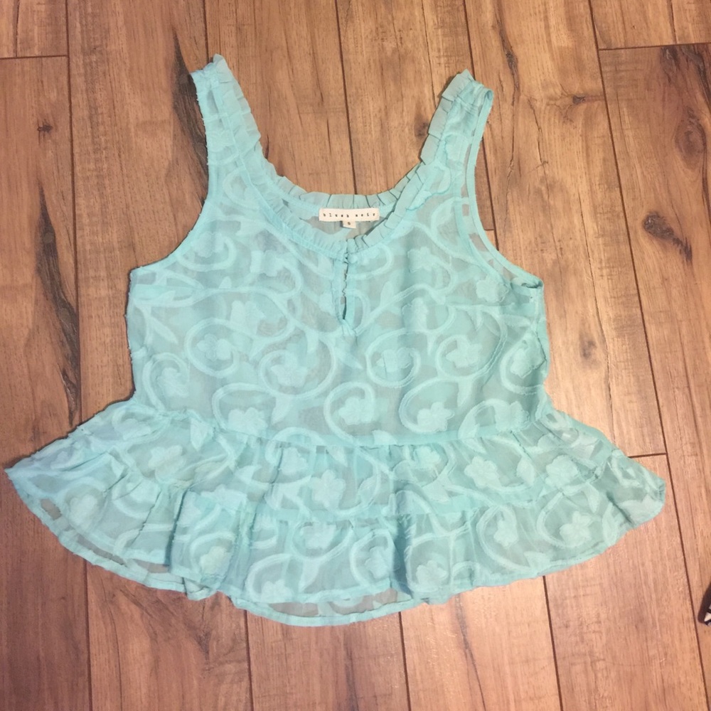 Light blue Cropped Tank