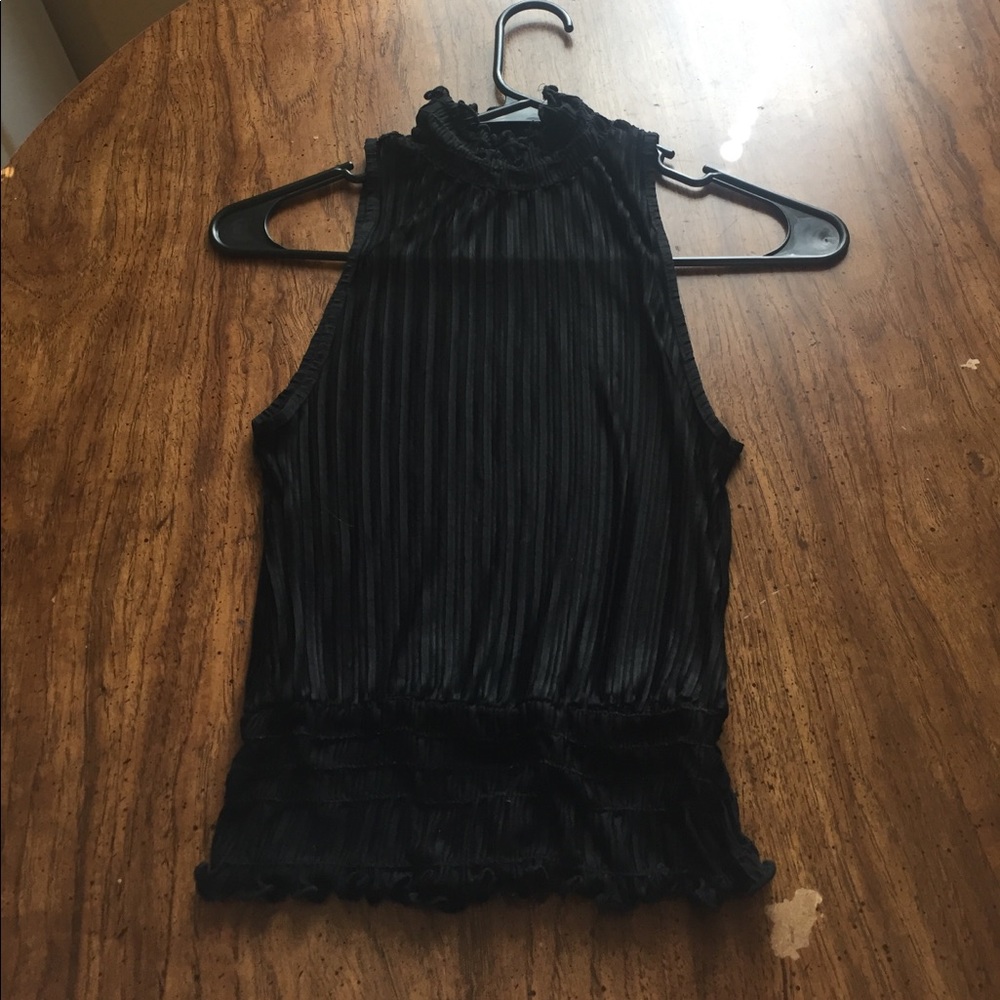 Sheer Black Blouse
