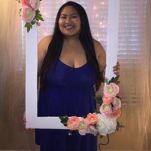 Crossback midi dress