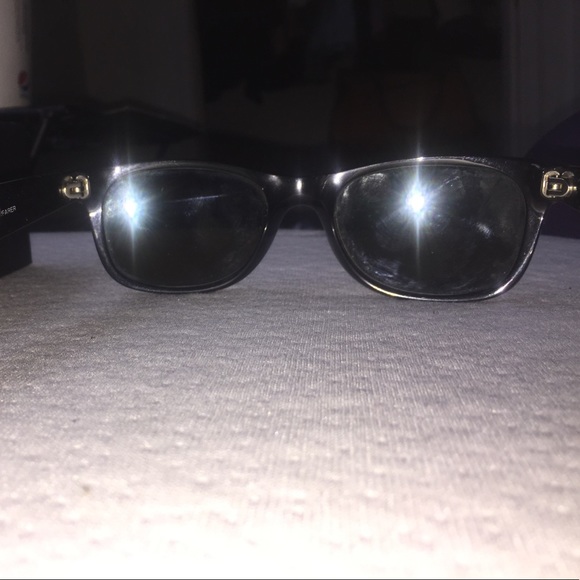 New Ray Ban Perfect condition blue mirror wayfarer