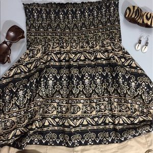 NWOT L.e.i. strapless babydoll top