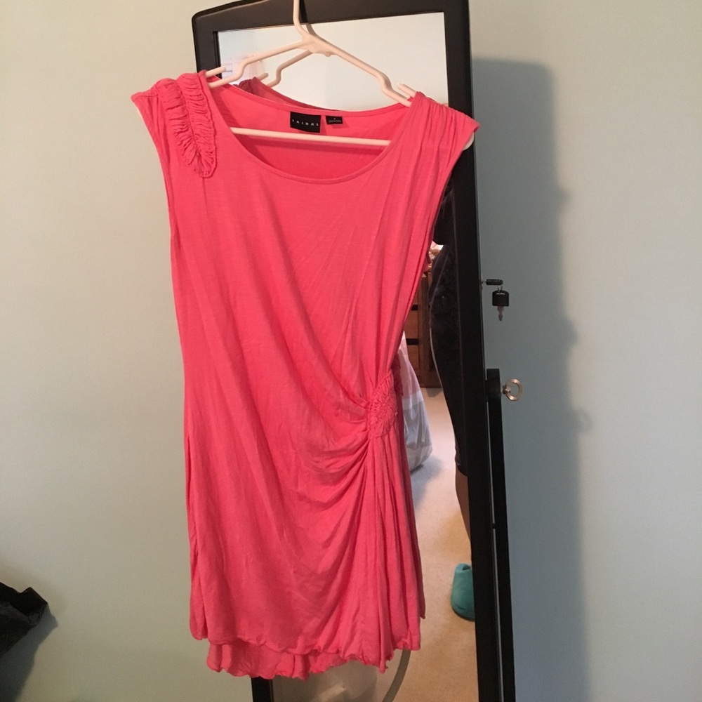Tribal pink top size small