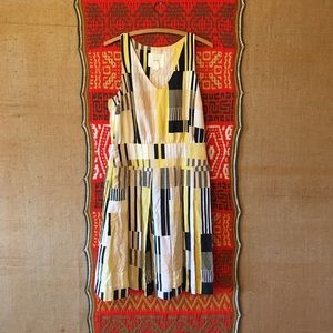 Mod Maeve Otta Silk Dress, Size 6