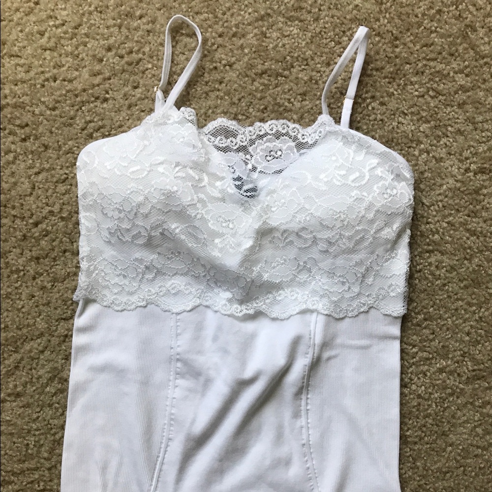White Lace Camisole Top