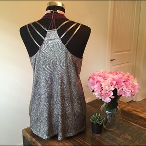 Rock & Republic Metallic Tank