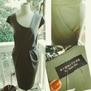 Olive Green Wiggle Dress