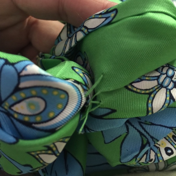 NWT Lilly Pulitzer Lime Blue Tropical Print skirt - Picture 7 of 7