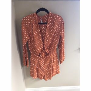 Faithful The Brand Polka Dot Romper