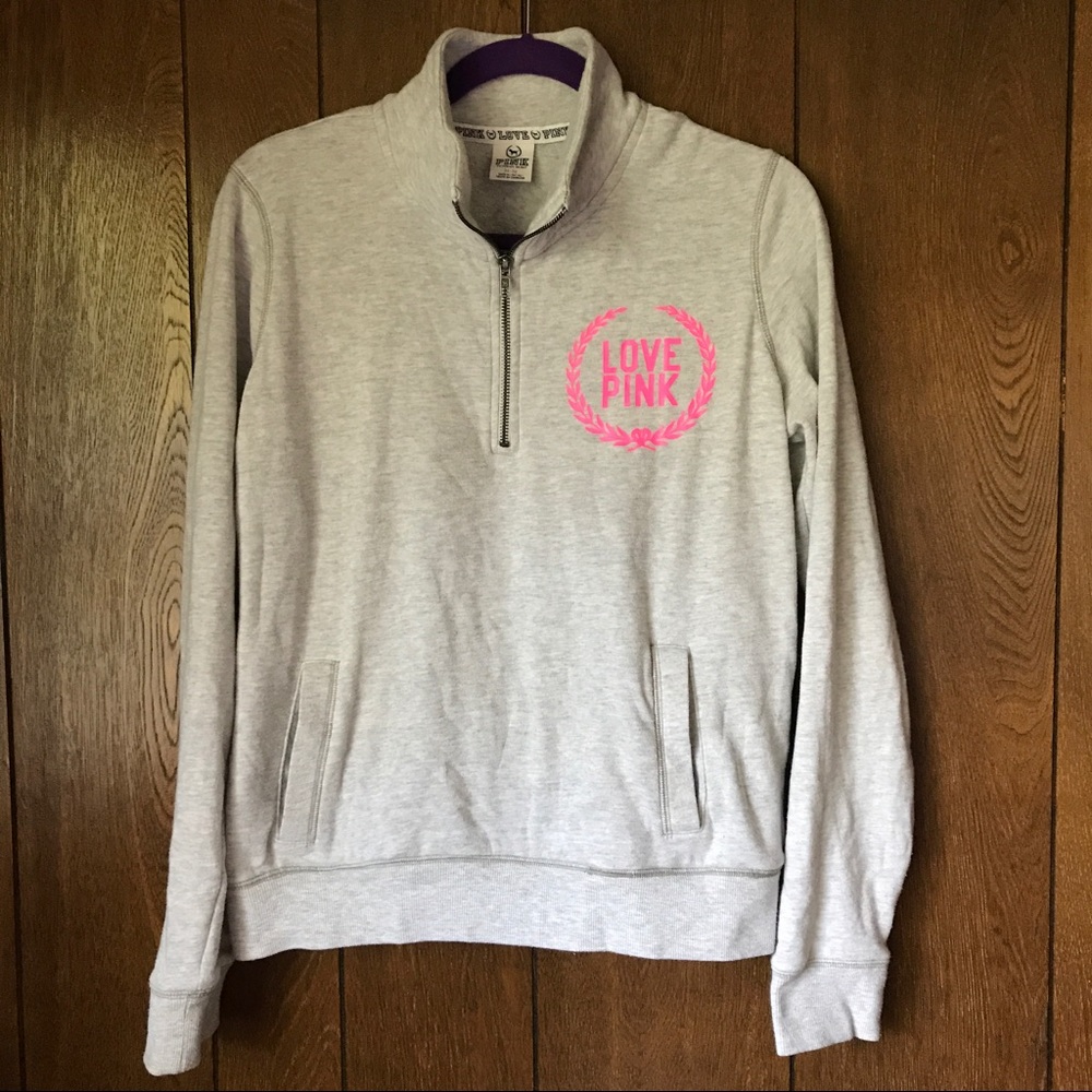 EUC PINK Victoria's Secret Pullover, M