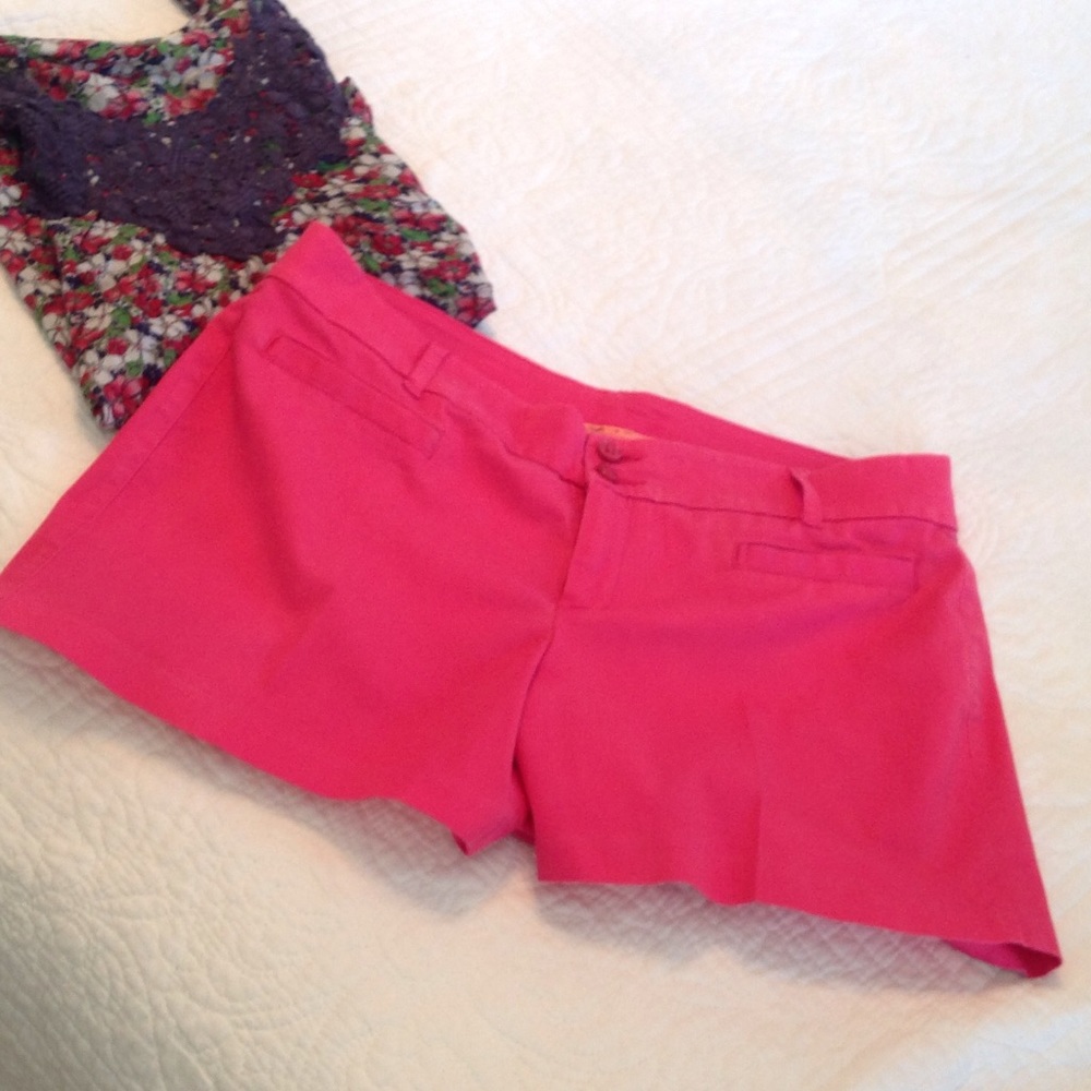 BRIGHT PINK SHORTS. LIKE NEW!