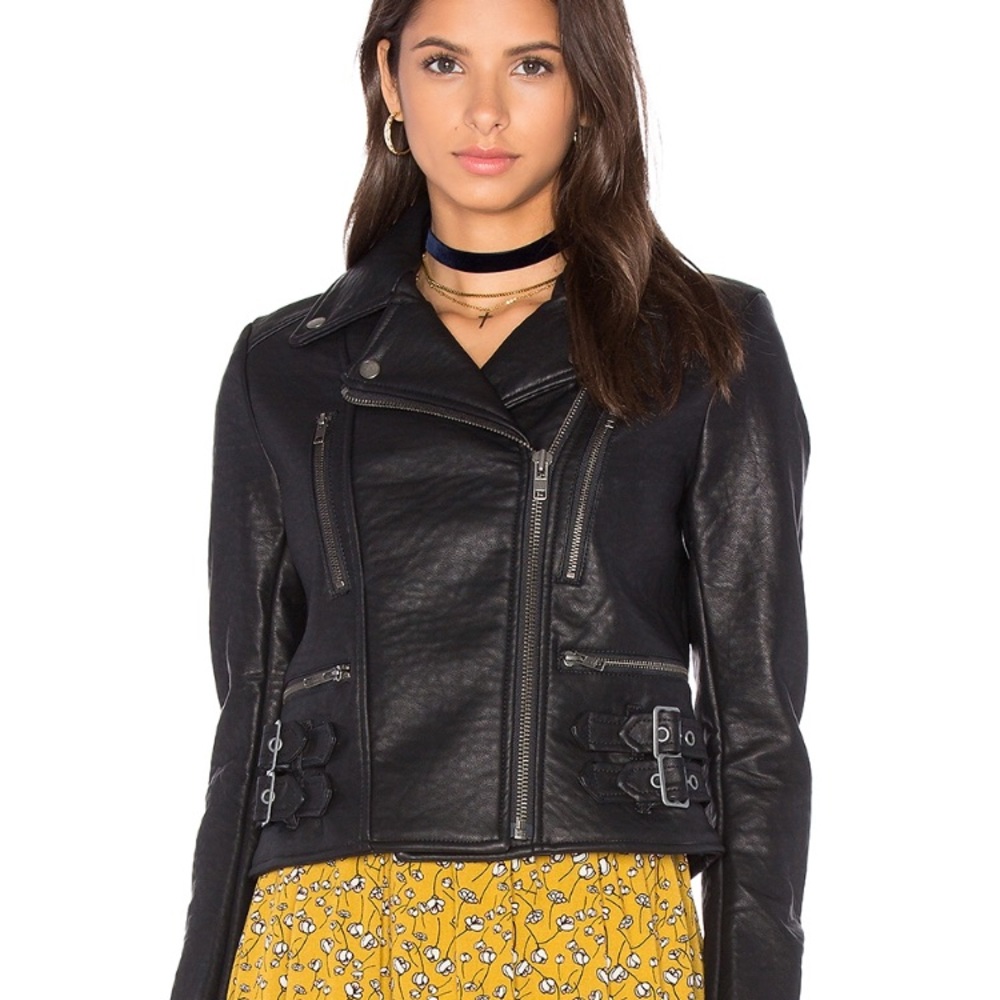 🤘🏻HOSTPICK🤘🏻NWOT FREE PEOPLE Vegan Leather😎