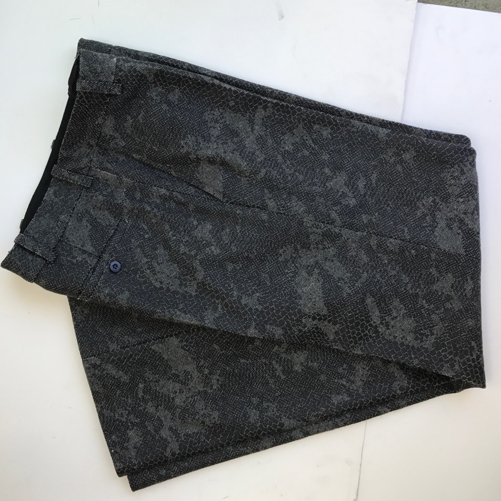 Paco Rabanne wool lace print pants sz 38