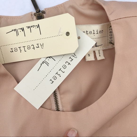 PM Pick Nicole Miller Artelier   crop top nude - Picture 2 of 4