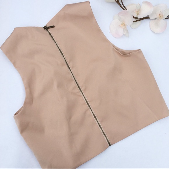 PM Pick Nicole Miller Artelier   crop top nude - Picture 3 of 4