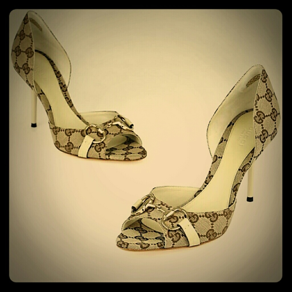 SOLD***GUCCI D'Orsay Horsebit Heels!! - Picture 1 of 8