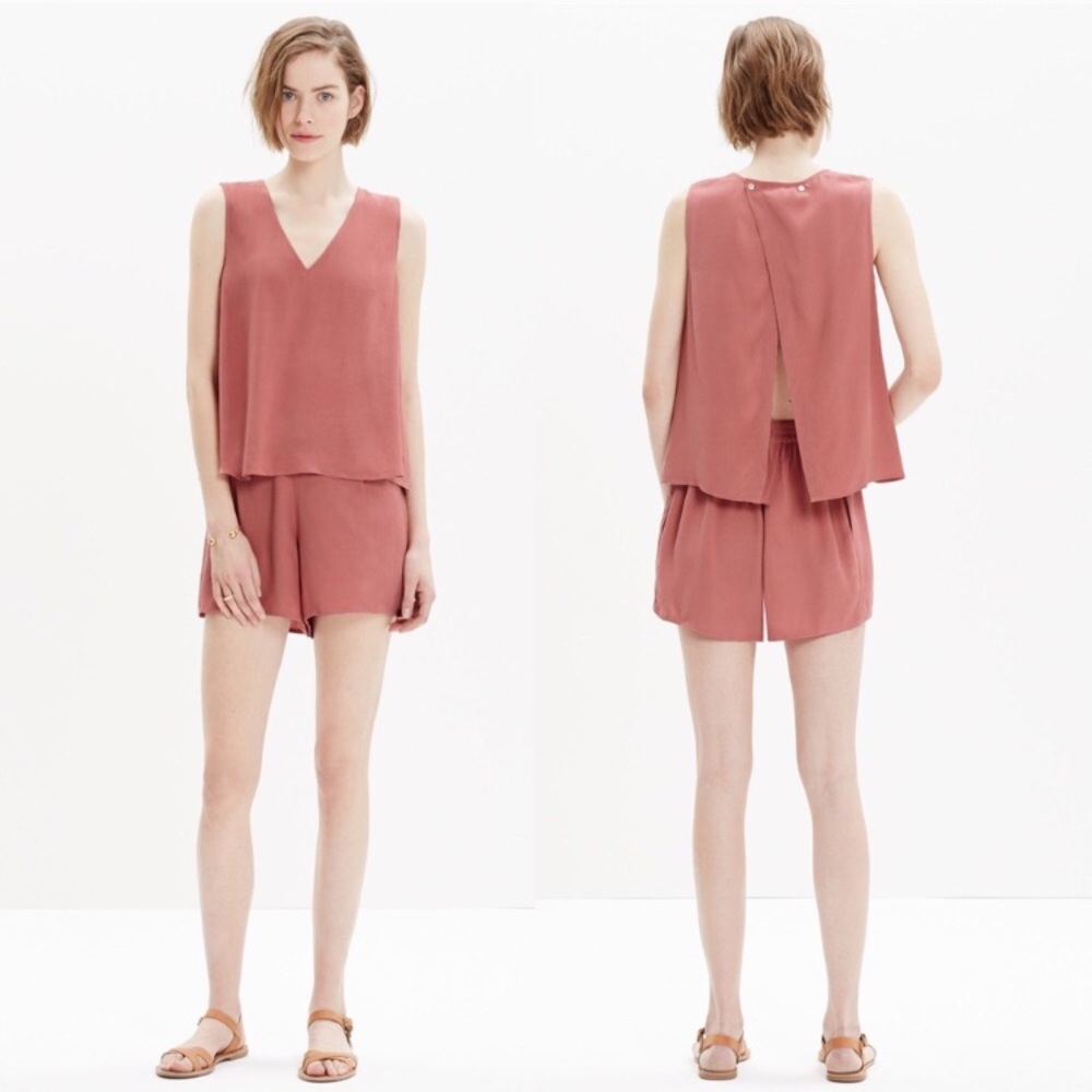 Madewell overlay Romper