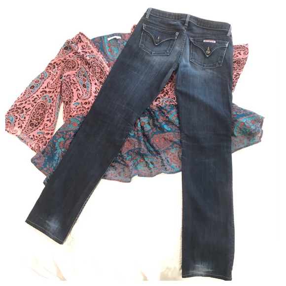 🔥Sale 🦋Hudson Carly Straight Leg Jeans🦋 - Picture 3 of 6