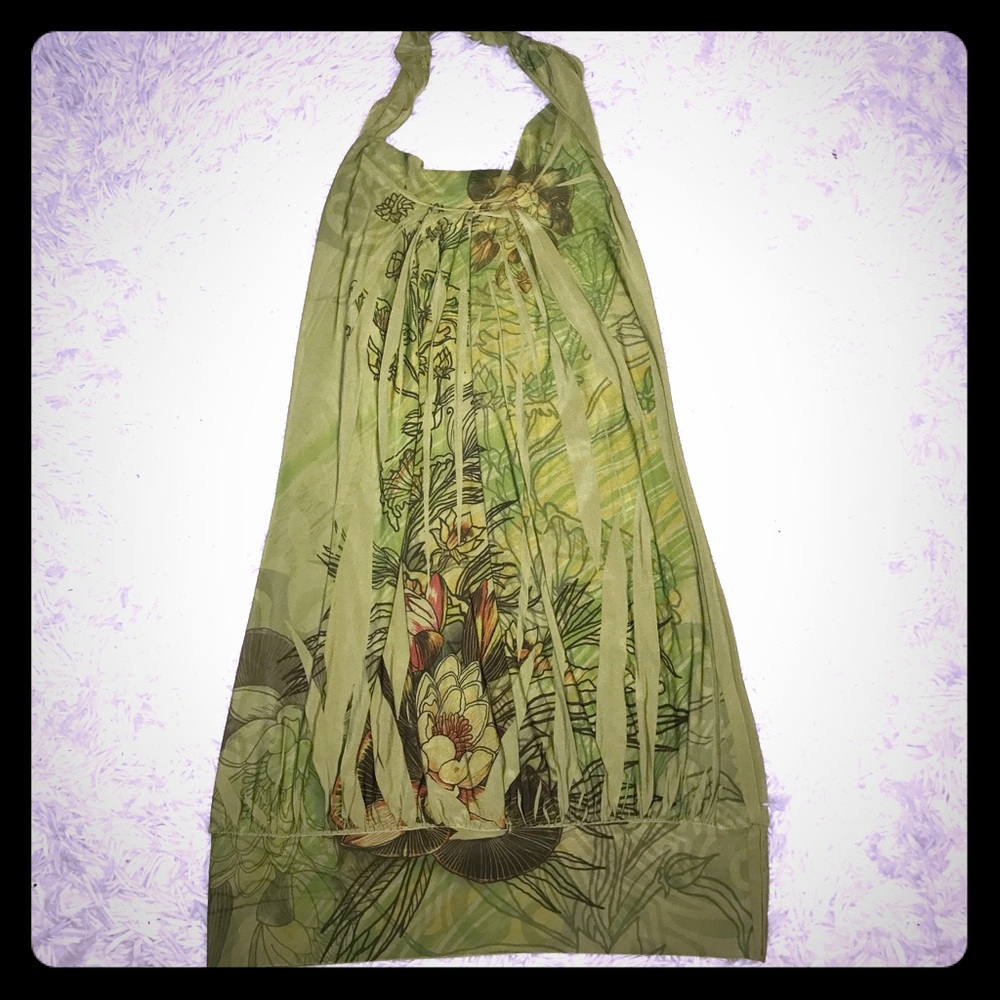 Fun "Tiki Style" Halter Dress!
