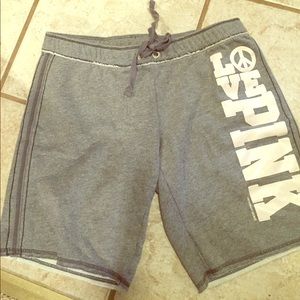 VS Pink Sweatpant Shorts