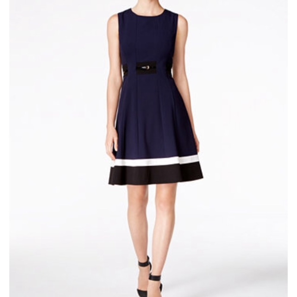 Calvin Klein Colorblock Dress