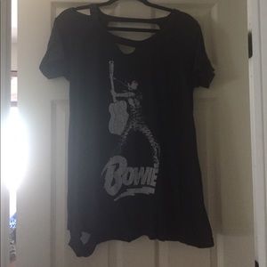 Chaser distressed Bowie t shirt