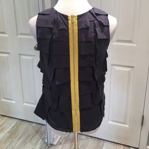 3.1 Phillip Lim sleeveless zipper back top