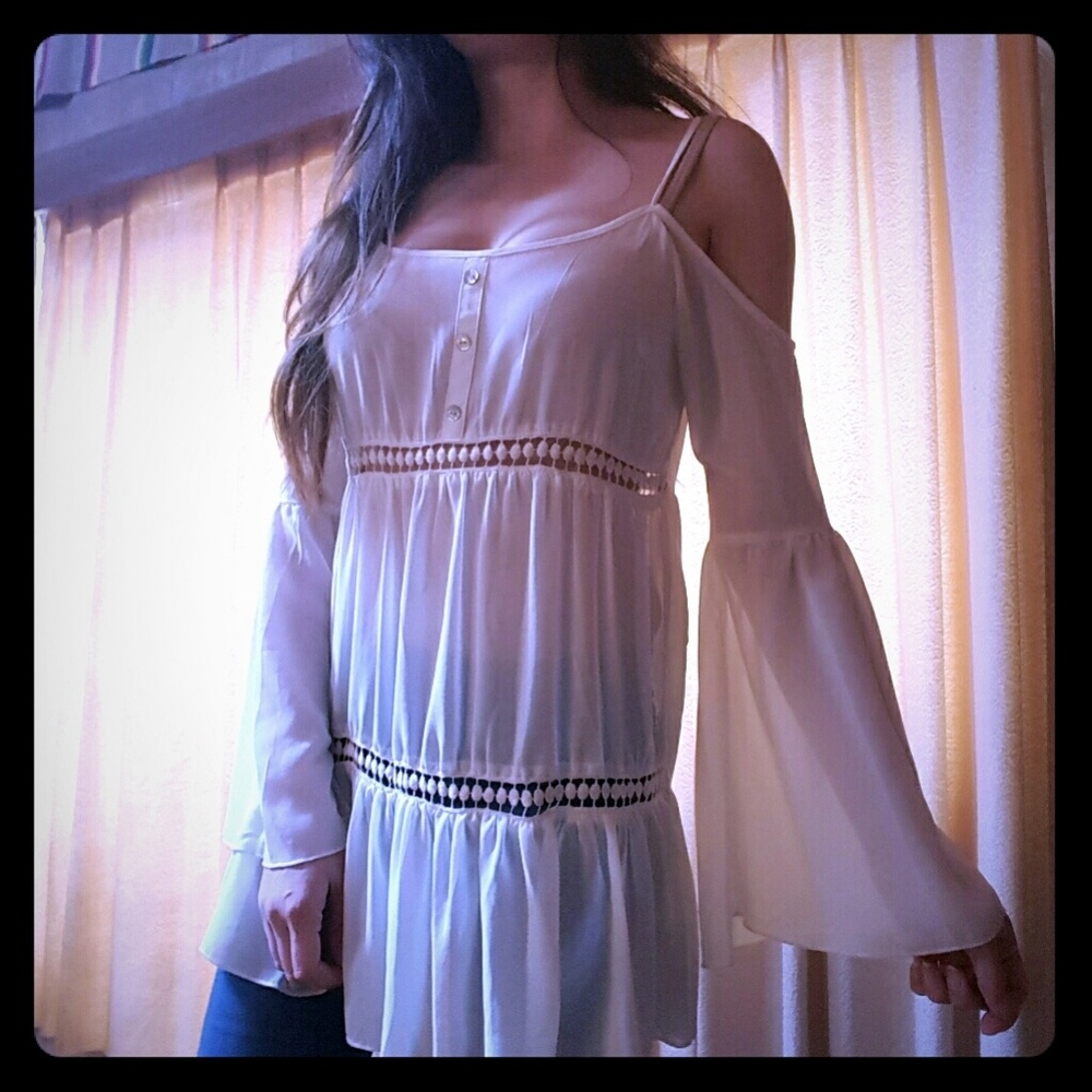 Cold Shoulder Goddess Tunic