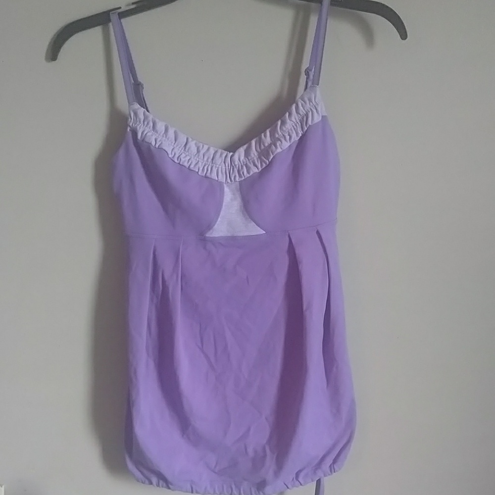 Purple flow tank Lululemon size 4